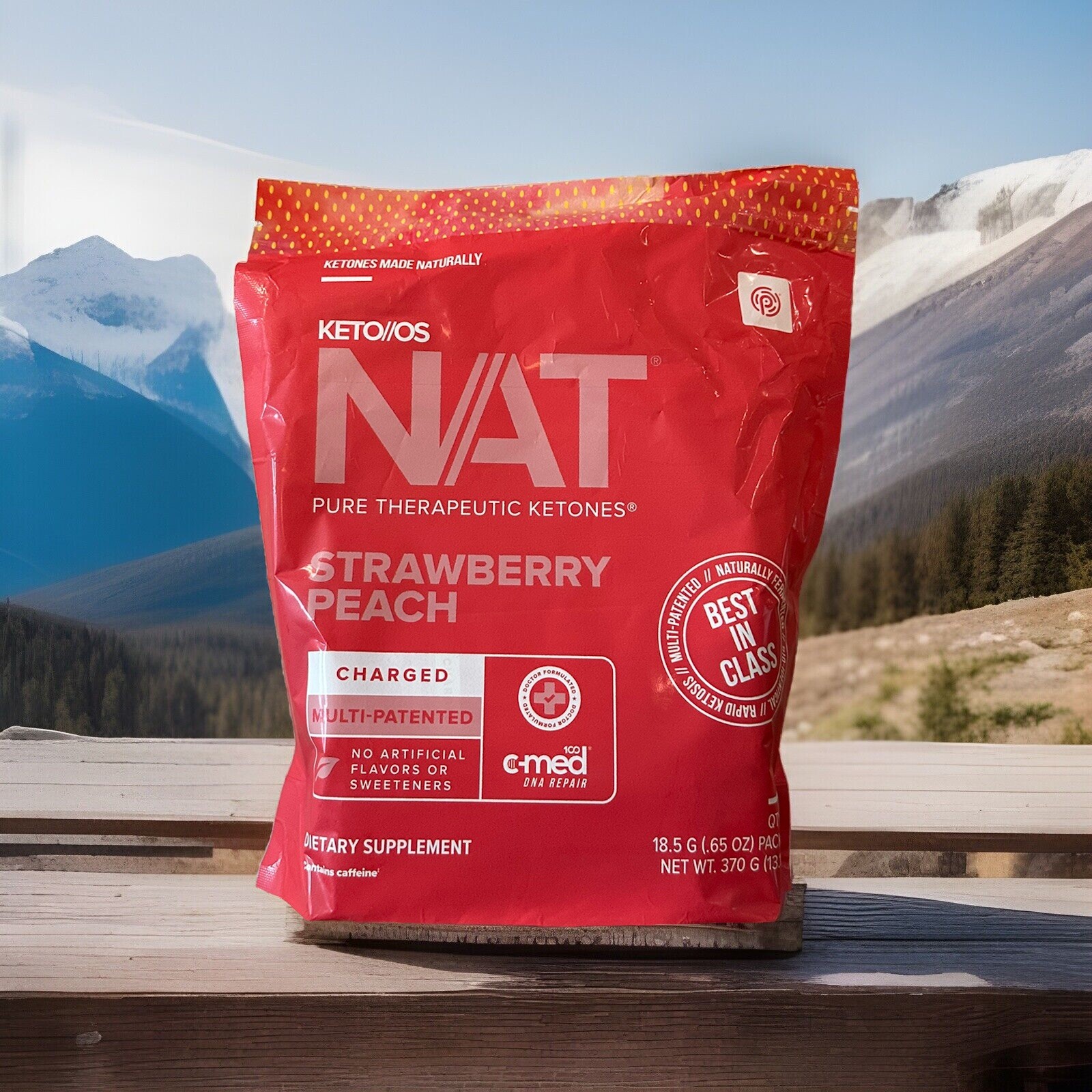 Pruvit NAT KETO OS Strawberry Peach 20 Packets