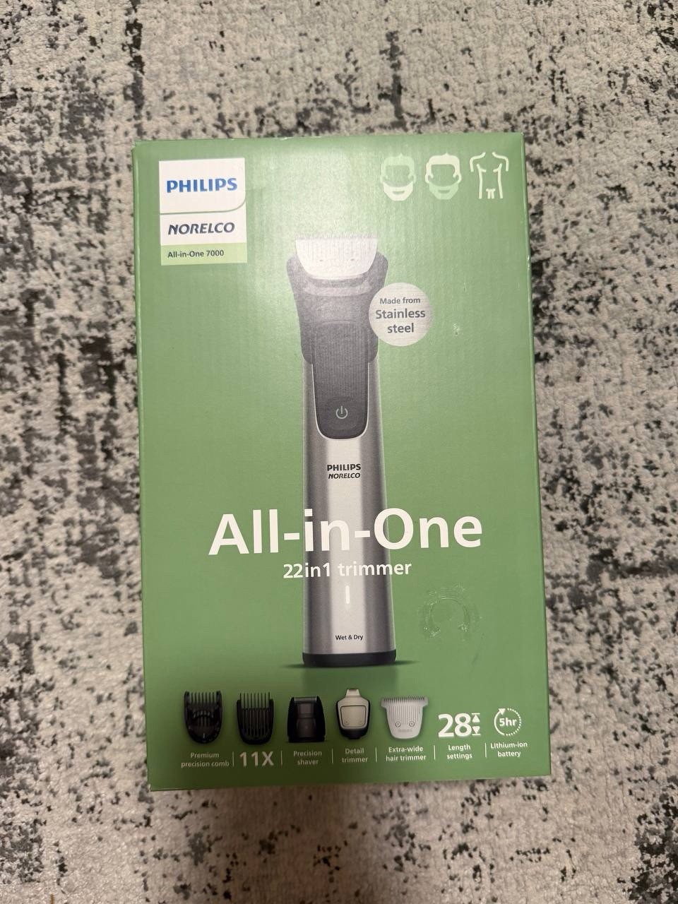 Philips Norelco All-in-One 7000 Series 22-Piece Trimmer – Electric Shaver and Cl