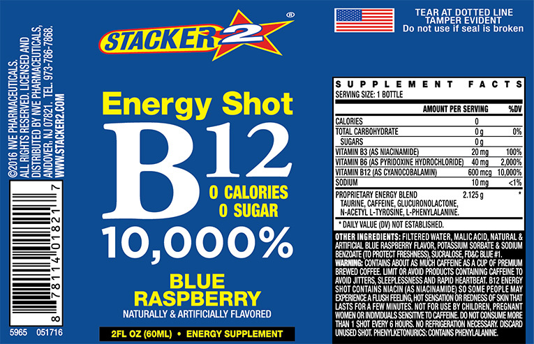 B12 10,000% Energy Shots Case of 48 Shots