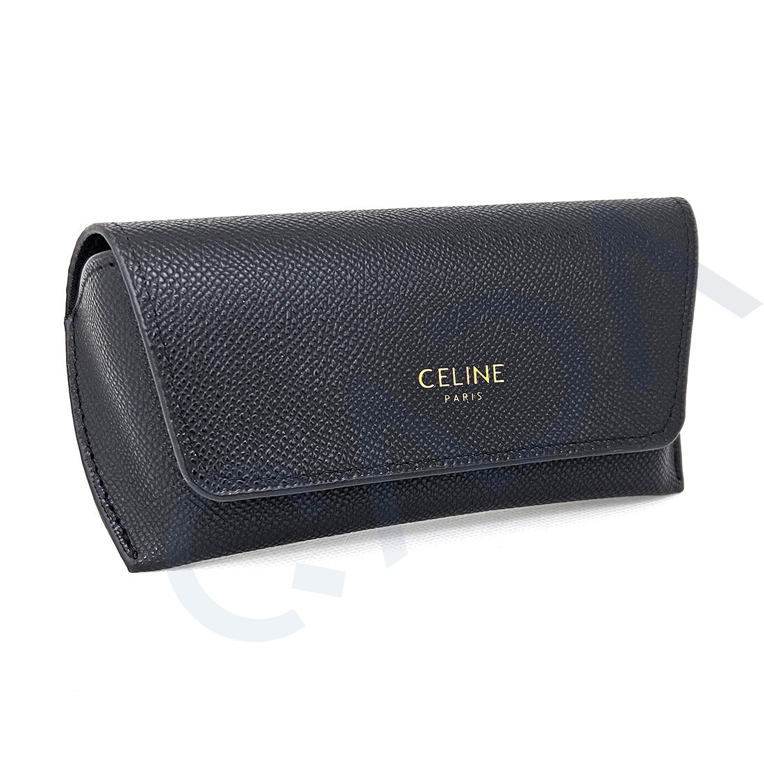 Celine Sunglasses Eyeglasses Medium Soft Leather Case w/ Cleaning Cloth – Black