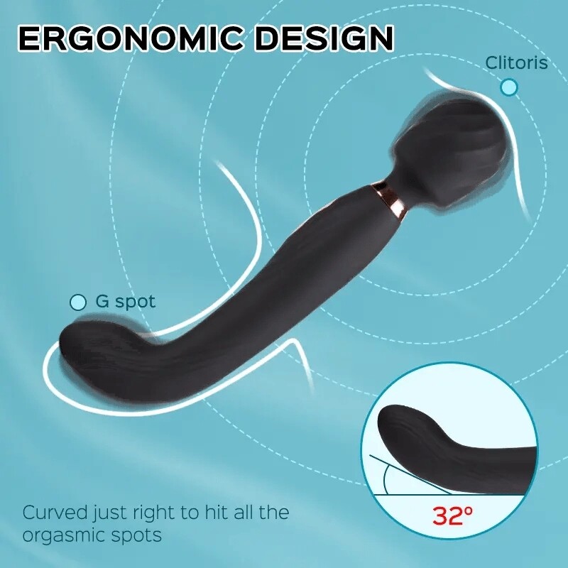 Handheld Massager Strong Vibrating Wand Full Body Therapy Motor Long Lasting