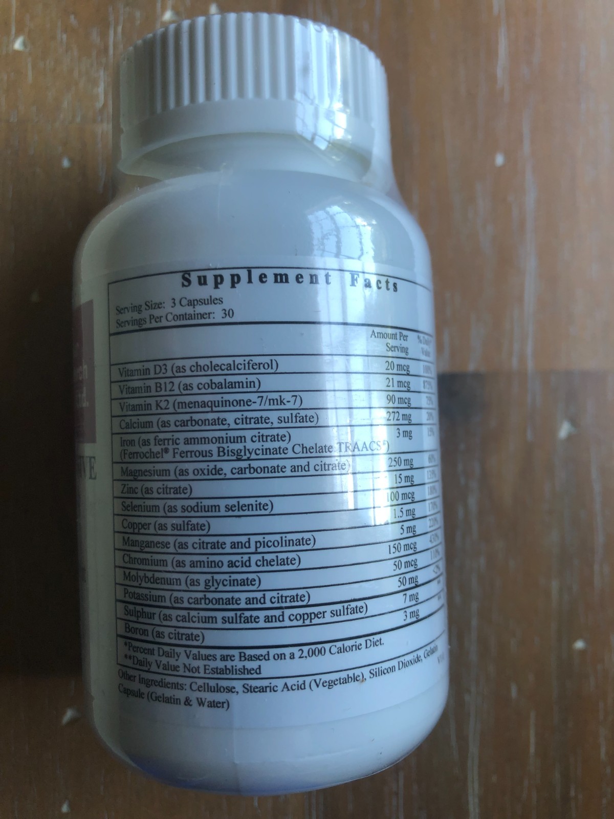 Cardiovascular Research Ltd. Comprehensive Minerals Dietary Supplement