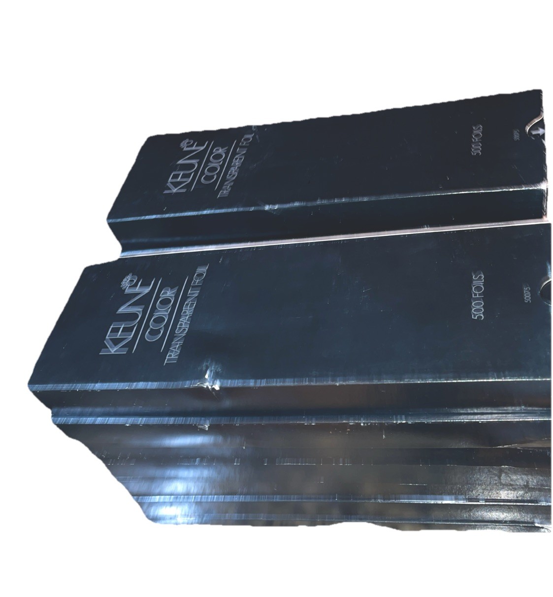 KEUNE COLOR TRANSPARENT FOIL 50075 RARE DISCONTINUED! DAMAGED BOXS NEW FOILS