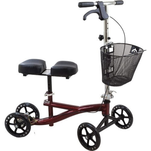 Knee Scooter, Deluxe, Roscoe Burgundy