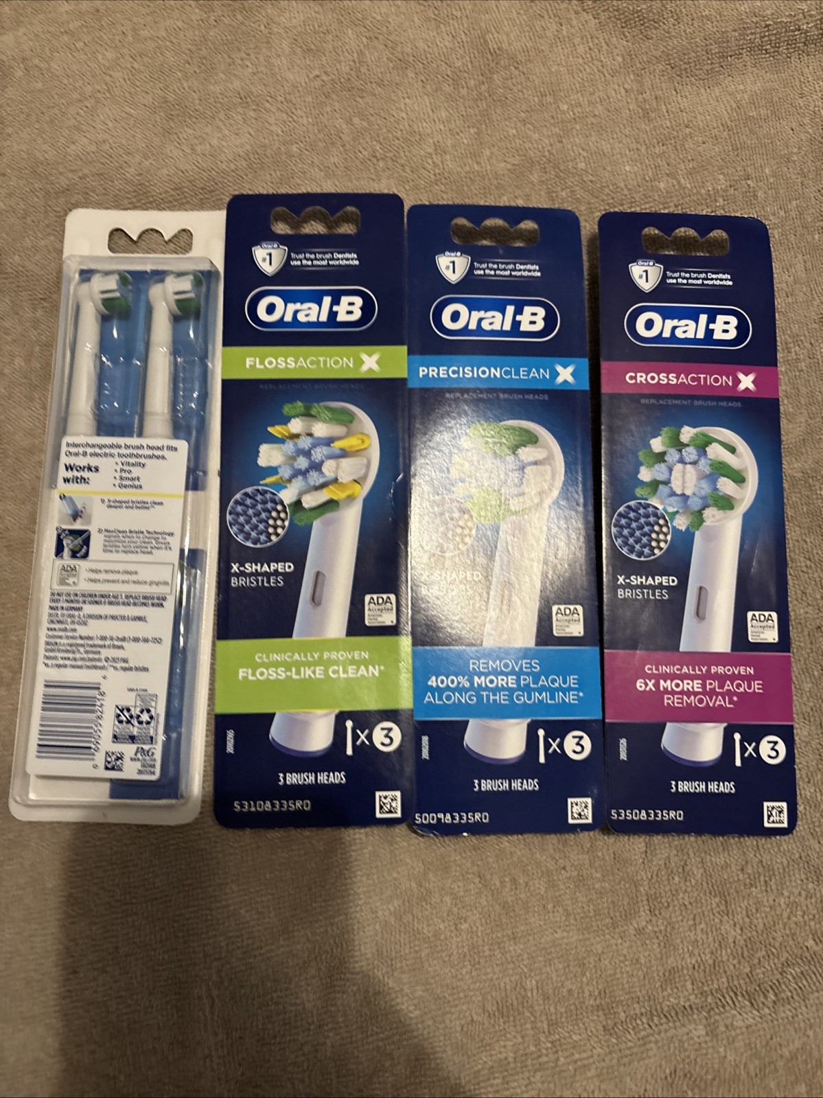 Braun Oral-B Flexisoft Replacement Toothbrush Heads (5 pieces) new