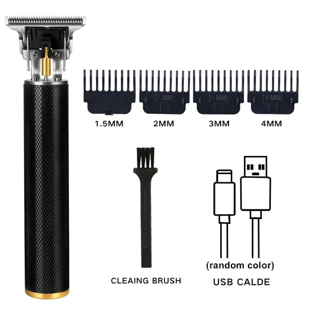 Professional Cordless Hair Clipper for Men Electric Barber Clipper & Trimmer Rec