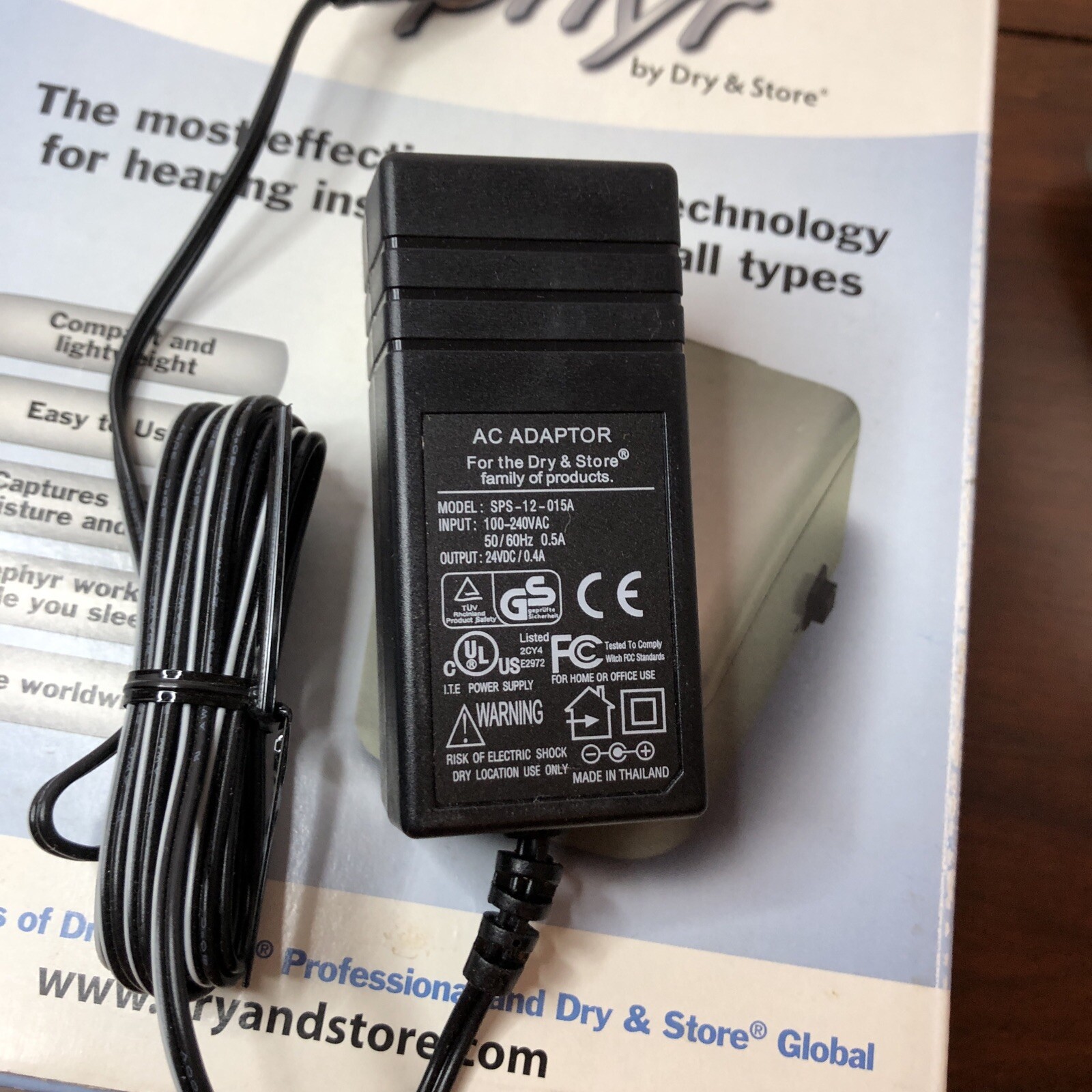 Zephyr Dry & Store Hearing Aid Dryer Device – Removes Moisture
