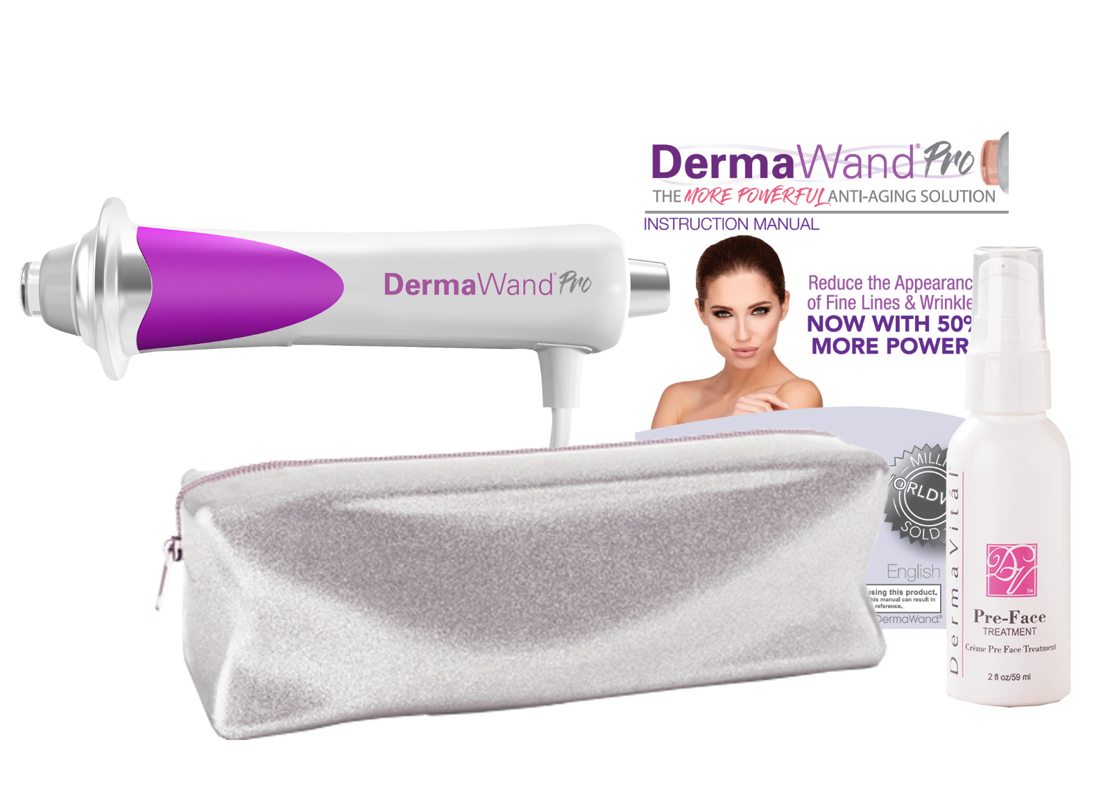 DermaWand PRO Newest Model – Factory Refurbished – 1 Year Warranty – See Images