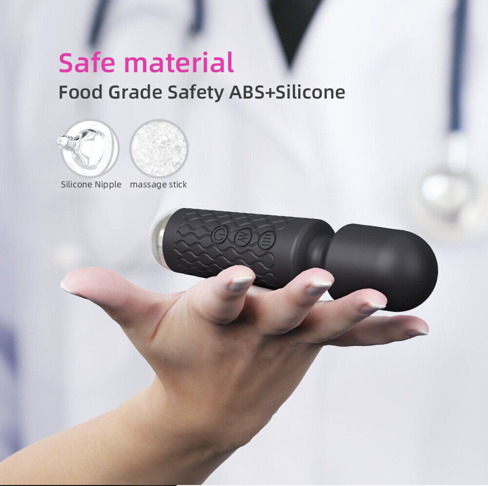 Handheld Massager Vibrator 4 colors Rechargeable 20 Speed Wand Massage Vibrating