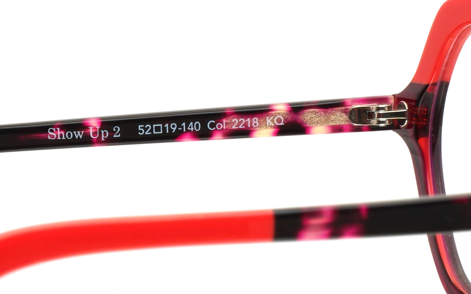 WOOW Show Up 2 2218 Bicolor Red and Pink Womens Eyeglasses 52-19-140 ‘AS-IS’