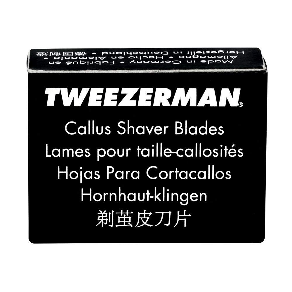 Tweezerman Replacement Callus Shaver Blades, 20 Count (Pack of 1), Black