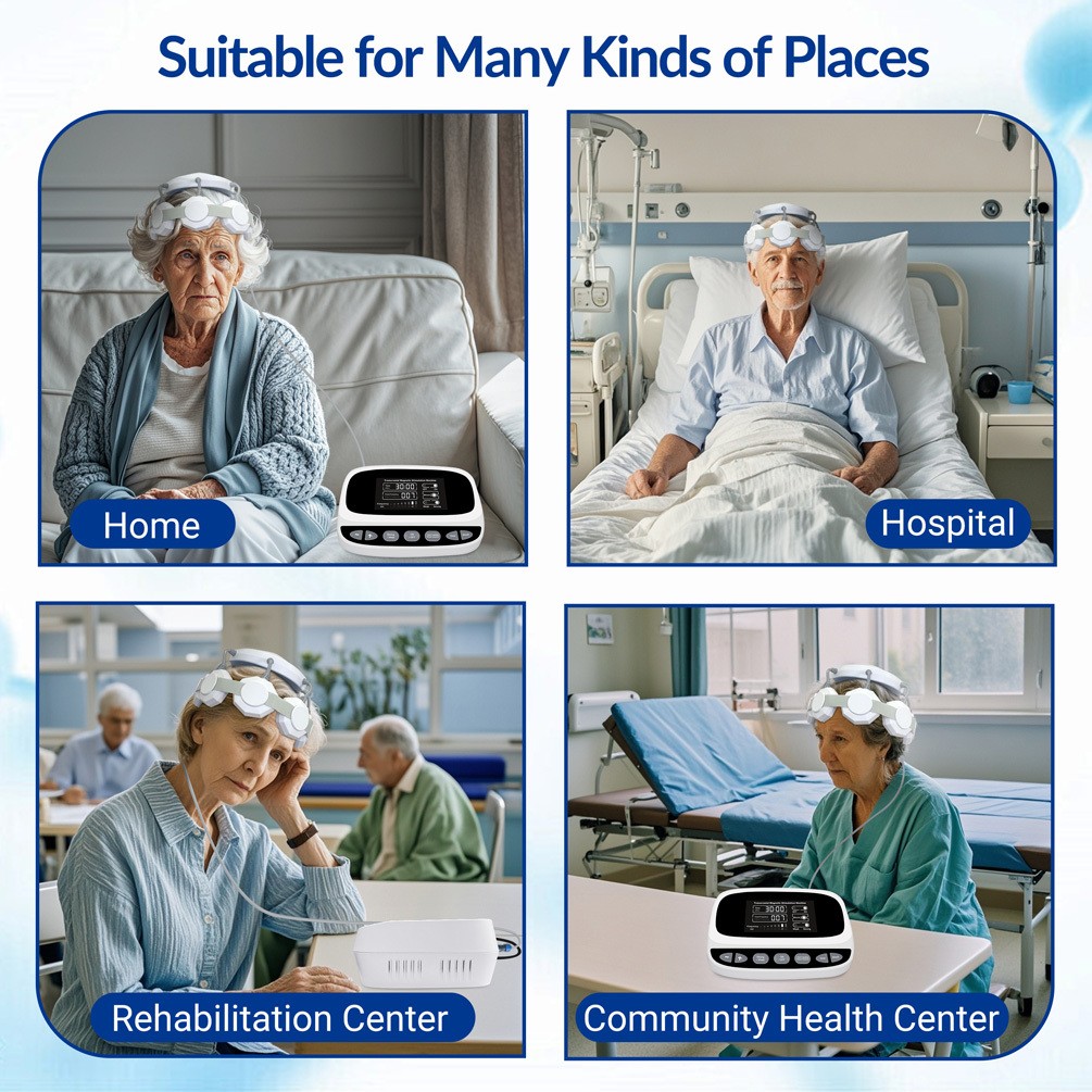 rTMS Transcranial Magnetic Stimulation Therapy Device for Depression Anxiety