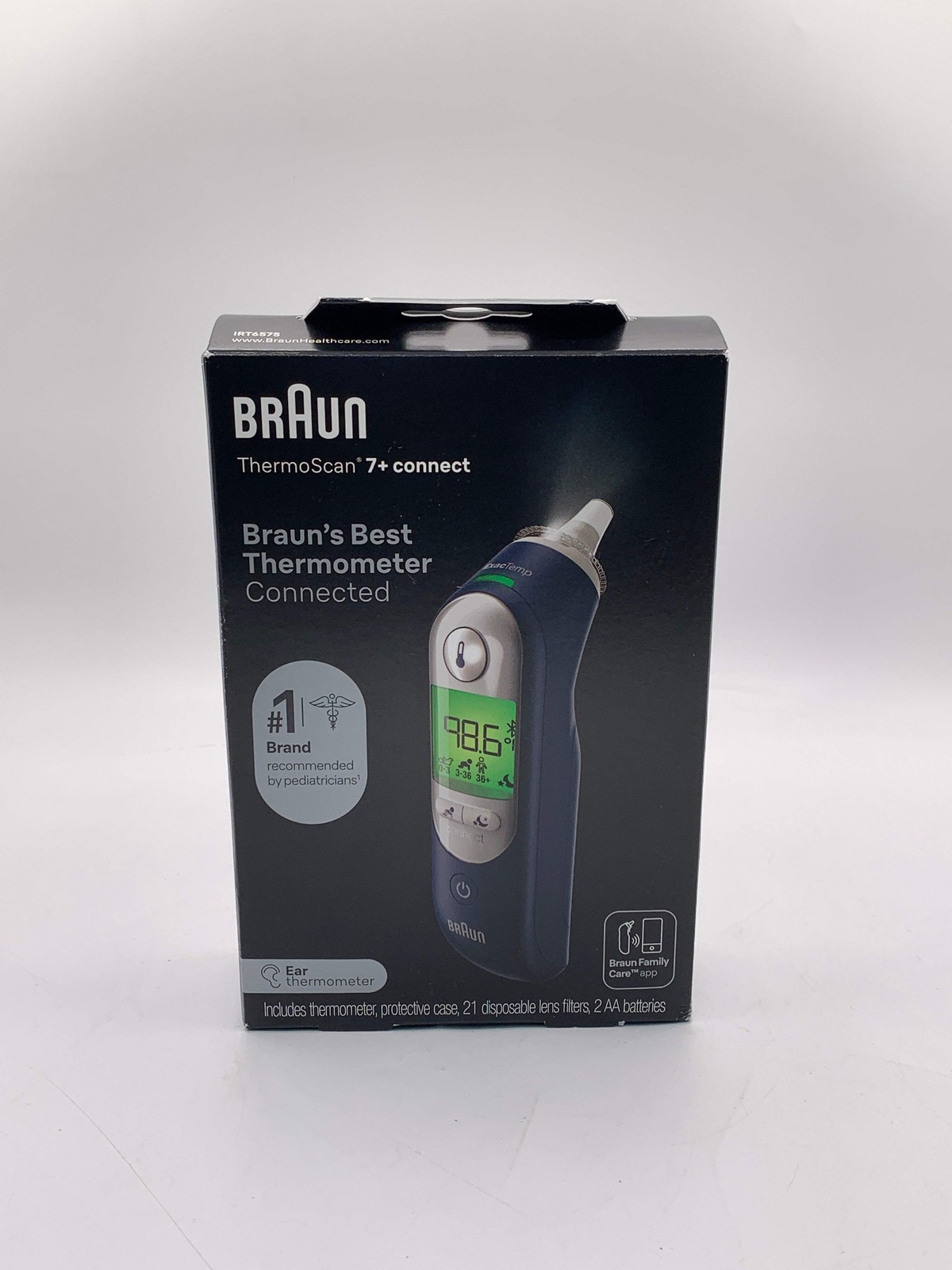 Braun Thermoscan 7+ Connect Ear Thermometer – New In Box