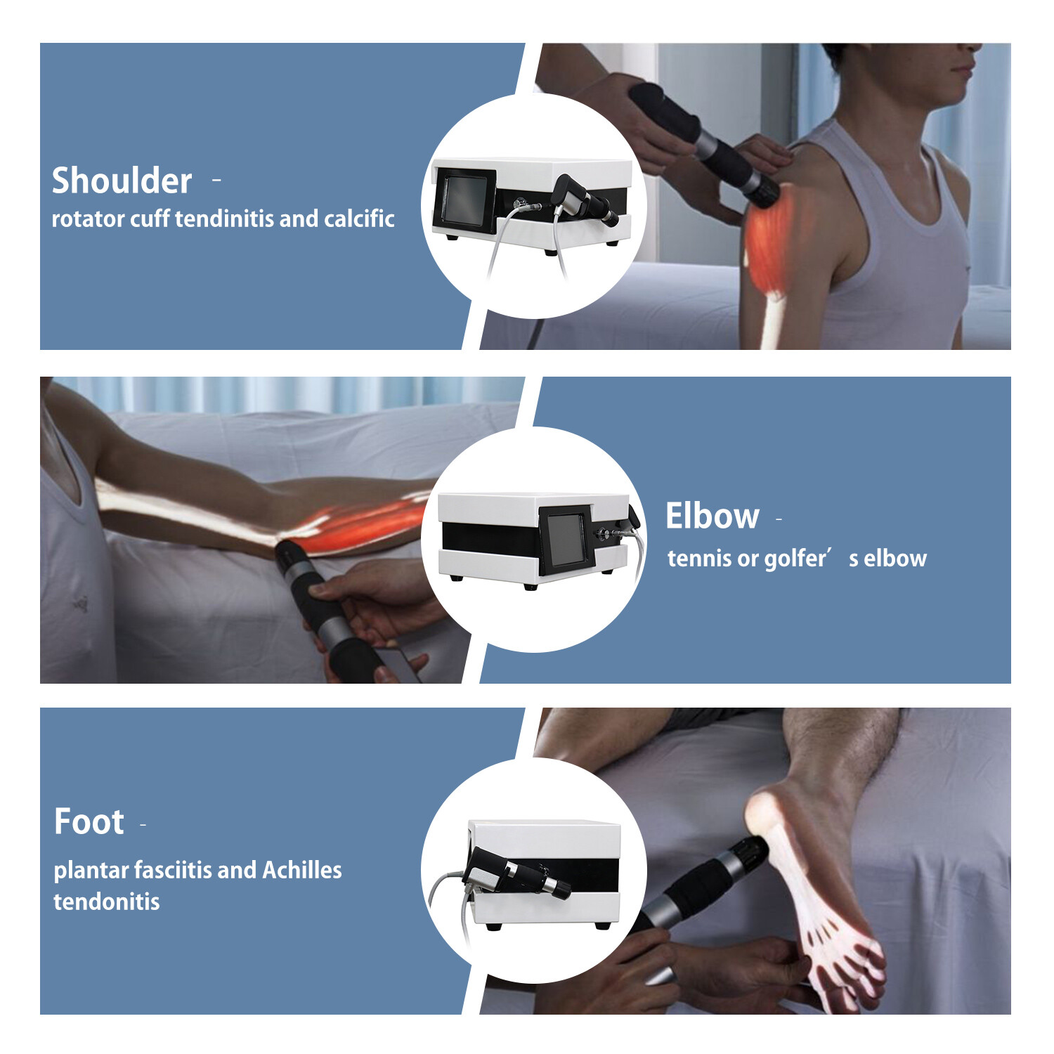 Shockwave Therapy Machine Radial Pneumatic Shock Wave ED Treatment Pain Relief