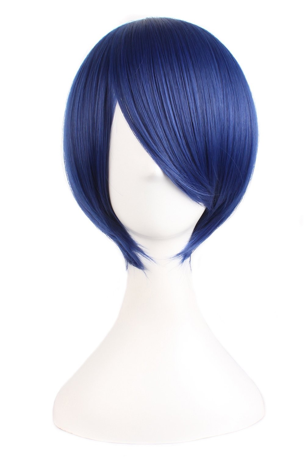 MapofBeauty 12 Inches/30 cm Short Straight 12 Inch (Pack of 1), Mixed Blue