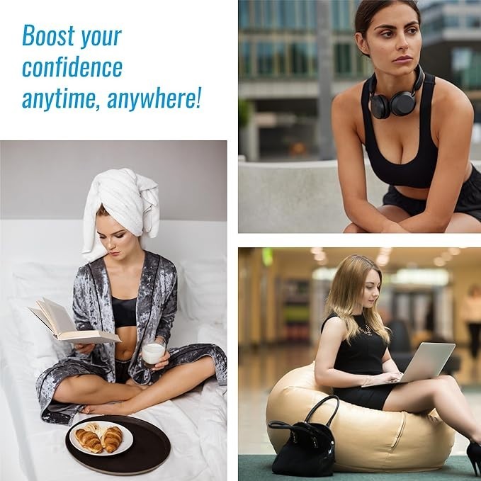 Heated Breast Massager Bra – USB Rechargeable