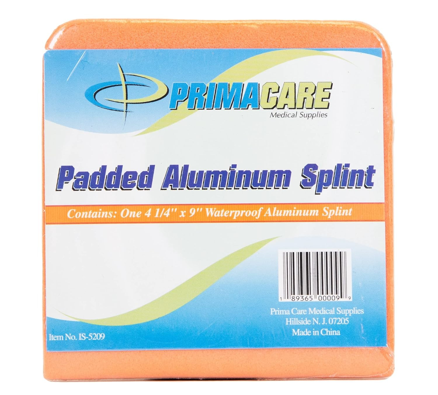 Primacare IS-5209 Padded Aluminum Splint for Hands, Legs, Nose, Ankle or Braces,