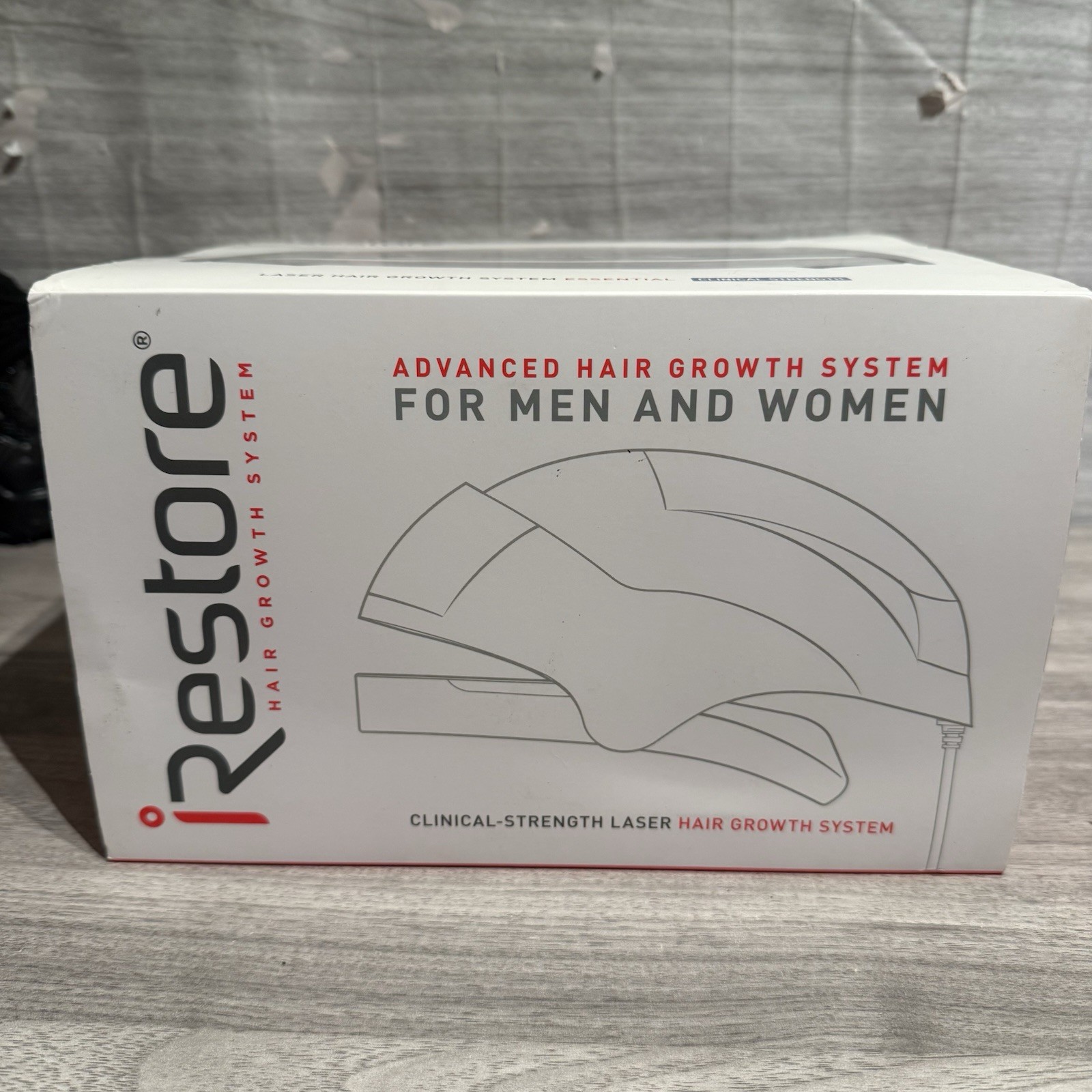 iRestore Essential ID-500-P Laser Hair Growth System Helmet FDA Clear 120 Diodes