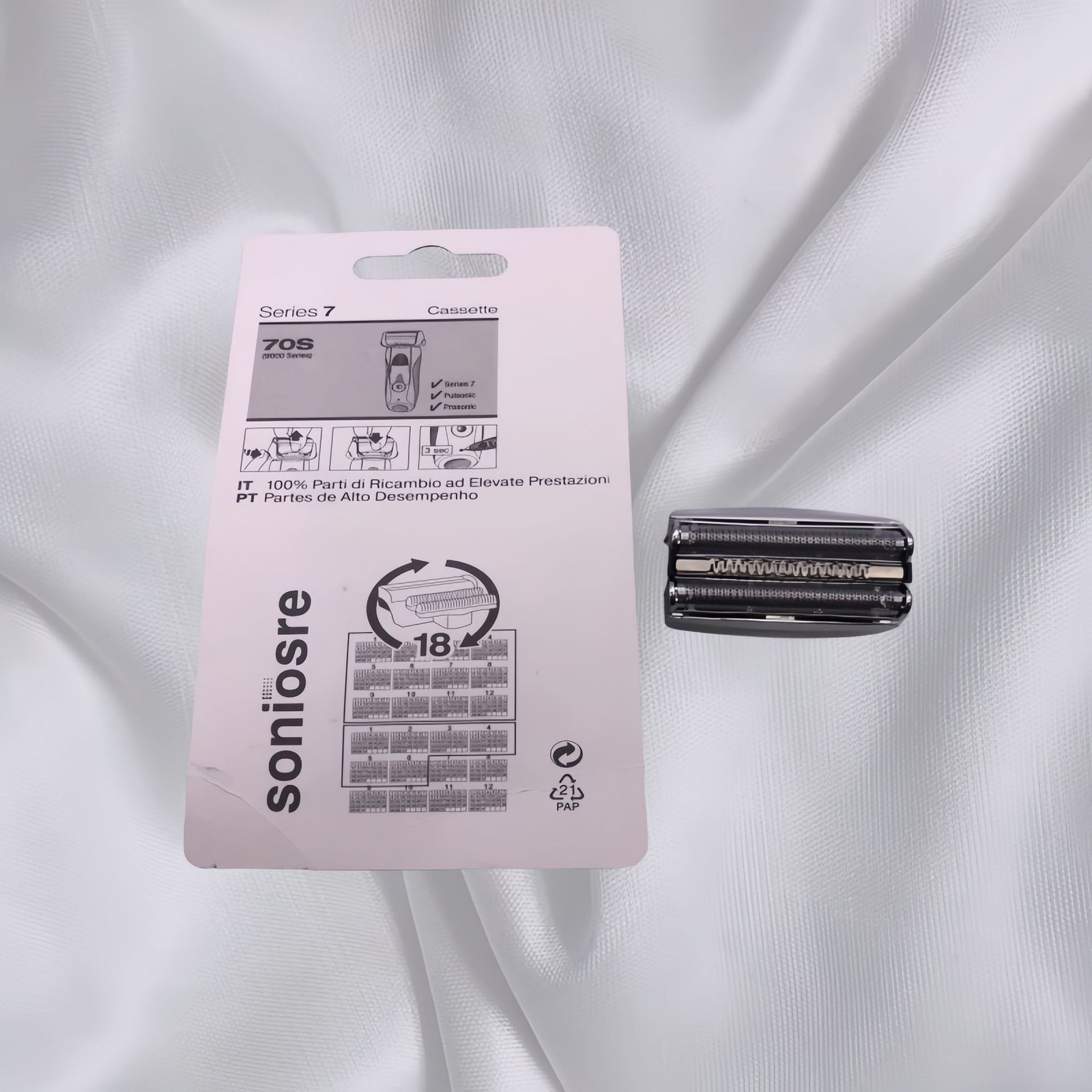 For BRAUN Electric Shavers Series 7 Pulsonic Replacement Head Foil Cassette 70S