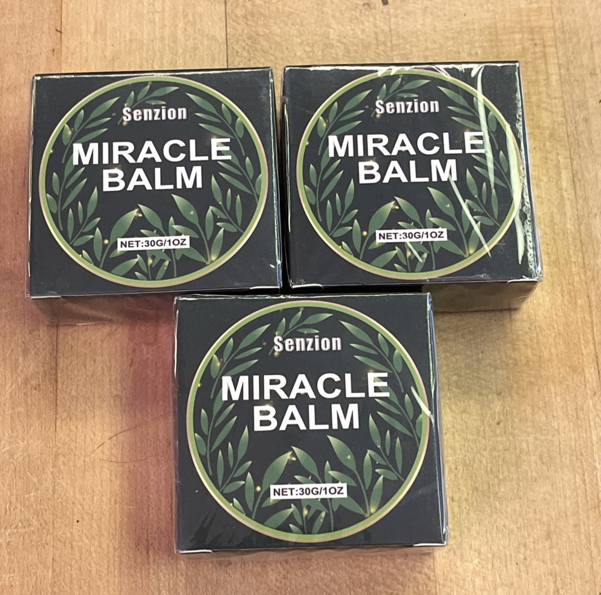 Senzion Miracle Balm, 3 Pack for Legs, Arms, and Back Relief & Comfort – SEALED