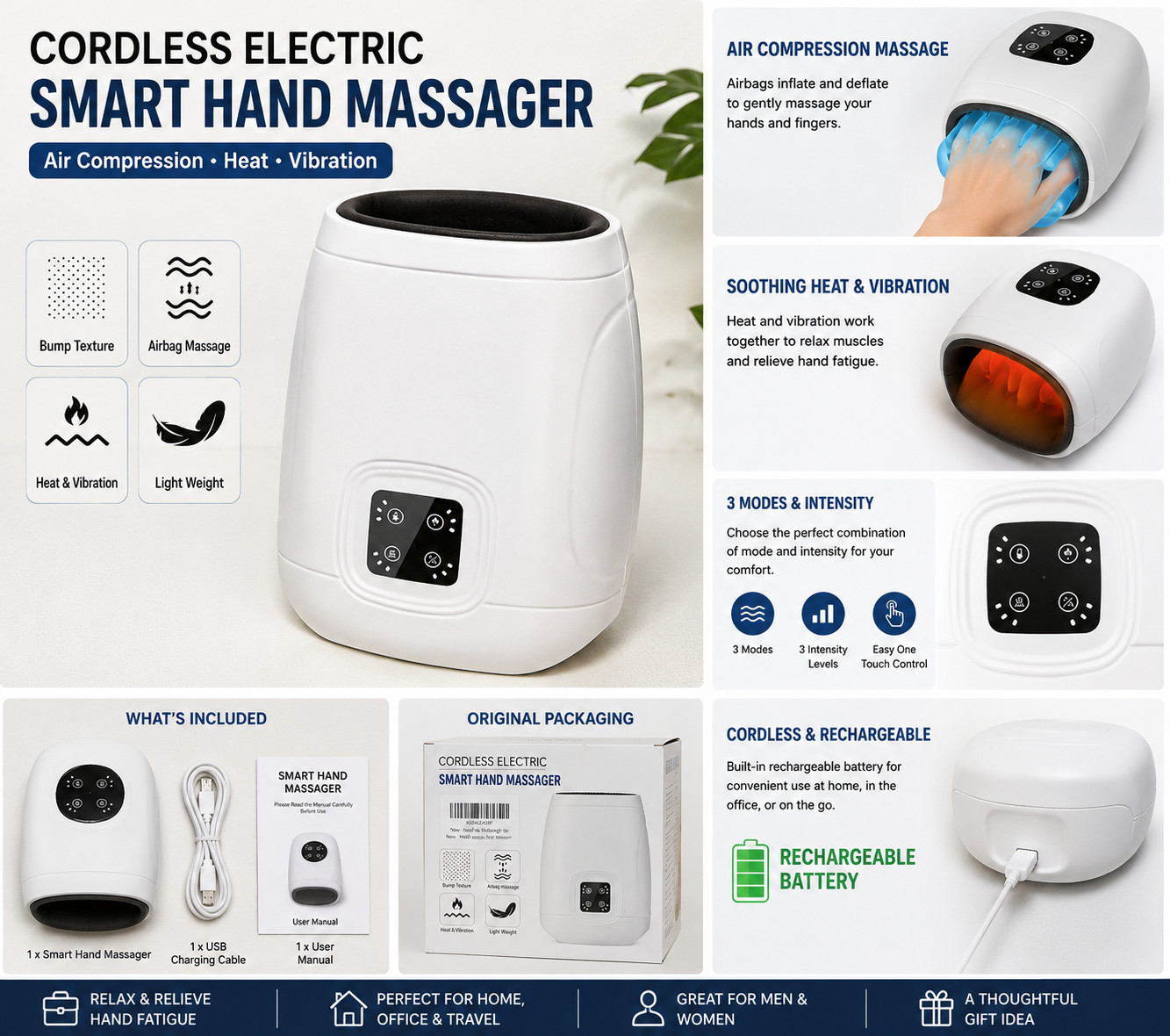 smart hand massager