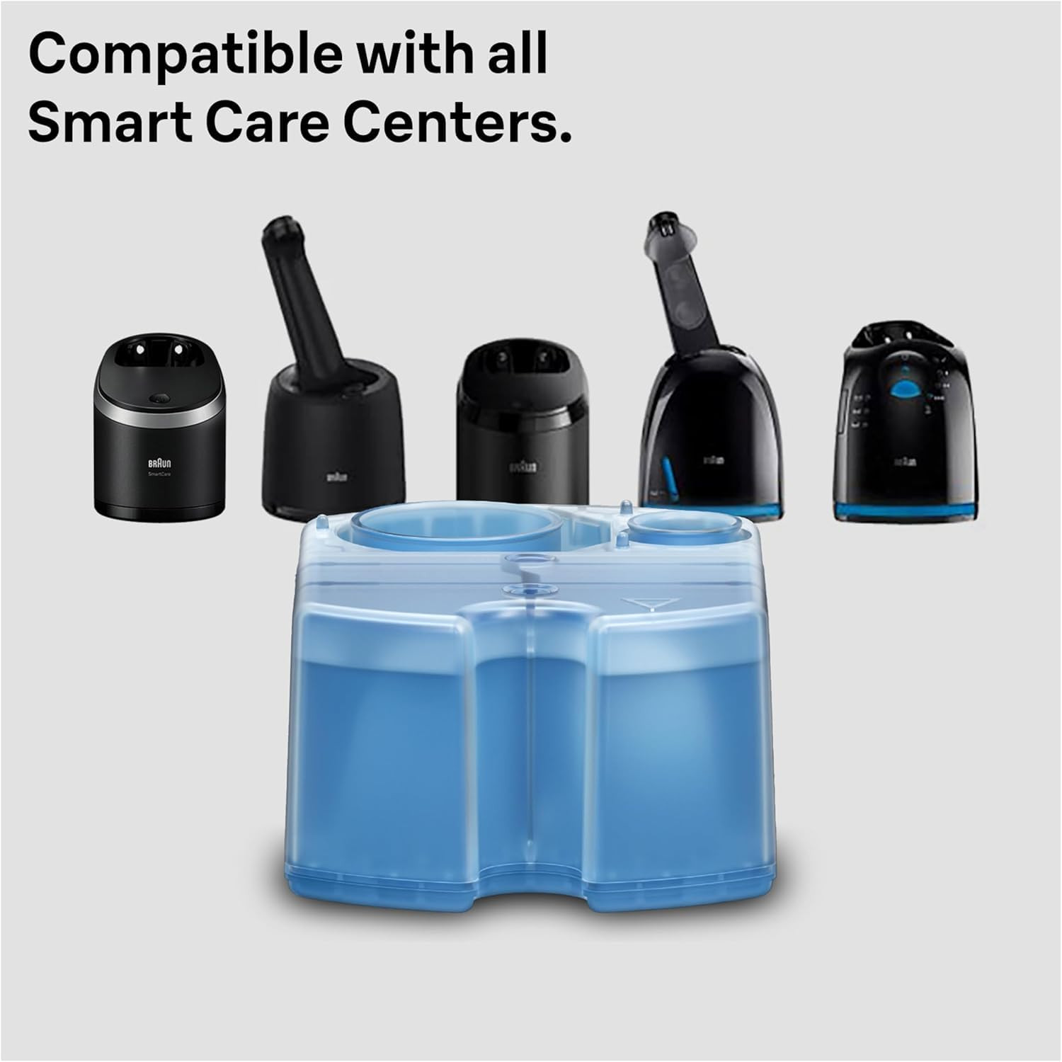 Braun Clean & Renew Refill Cartridges CCR, Replacement Shaver Cleaner Solution f