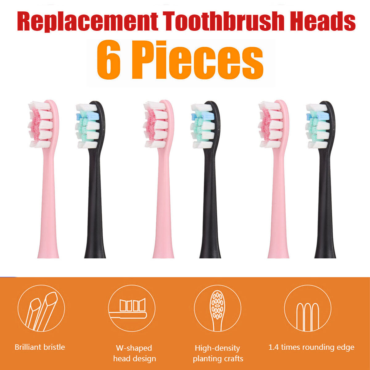 For Oclean One SE SE+ Air X Z1 F1 Electric ToothBrush Heads Replacement 6Pcs