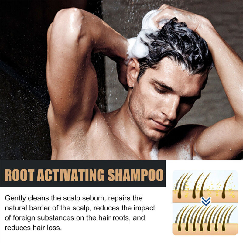 1-3PCS 200ml Root Activator Shampoo SPARTAN Hair Loss Shampoo Root Activator