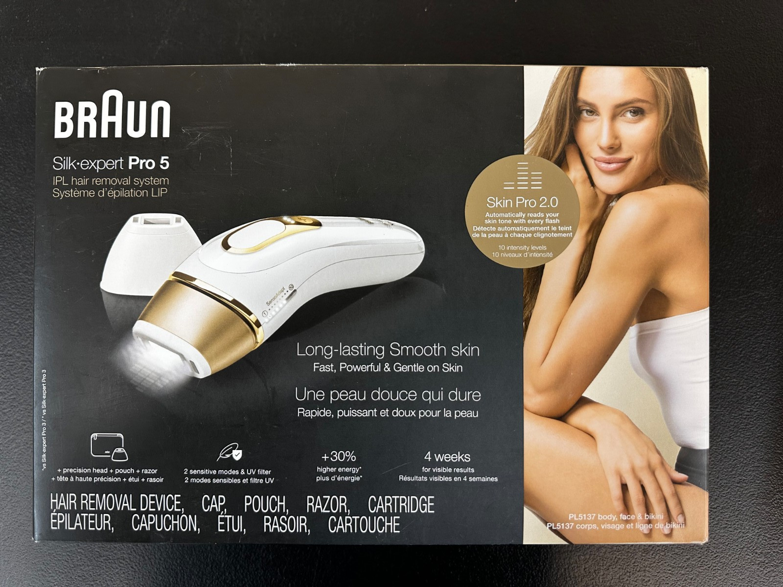 Braun Silk-expert Pro 5 PL5137 IPL Hair Removal Skin Pro 2.0 Generation NEW