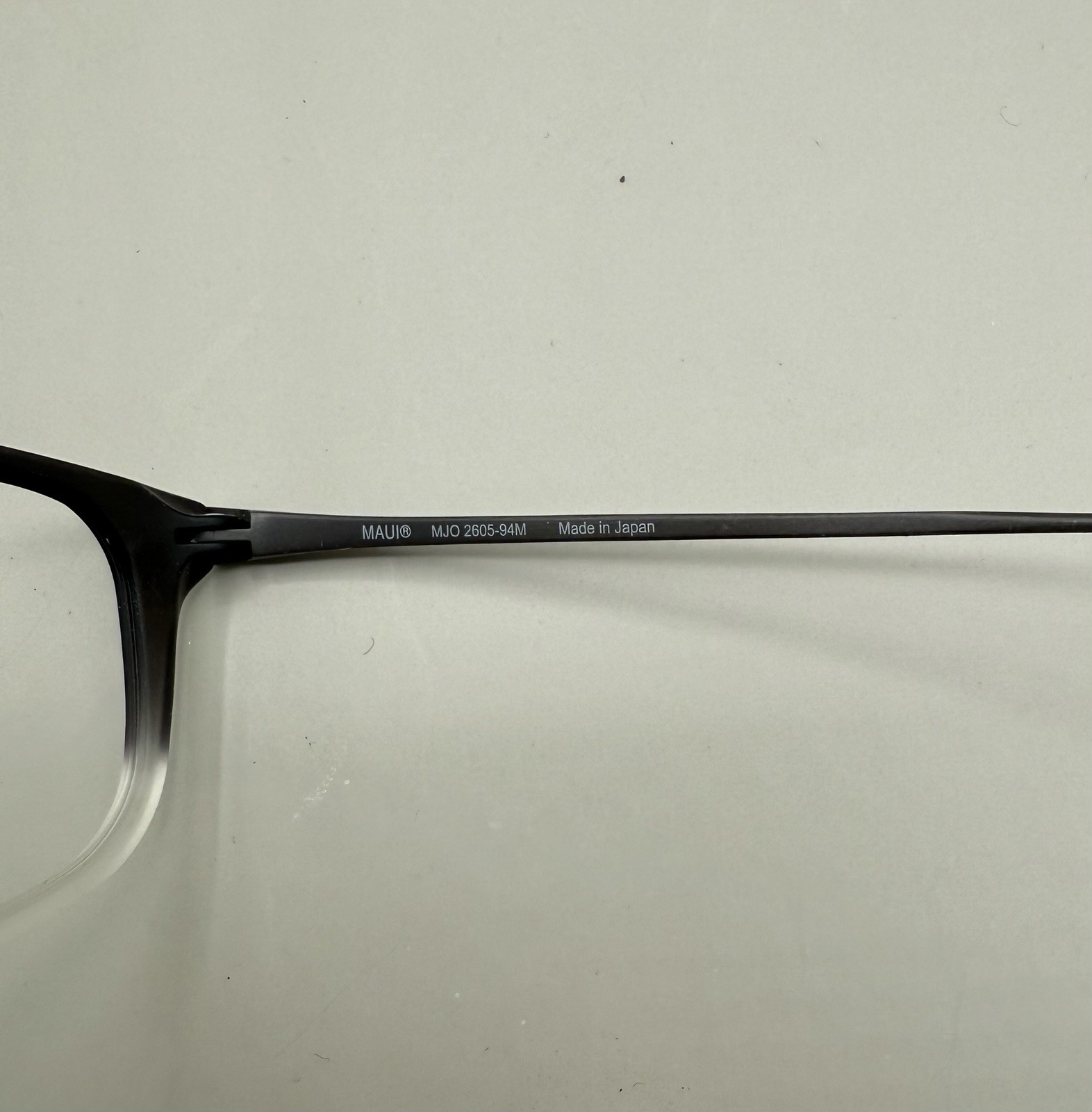 Maui Jim MJO 2605-94M Eyeglasses Glasses Matte Black Clear Gradient 49-17-145