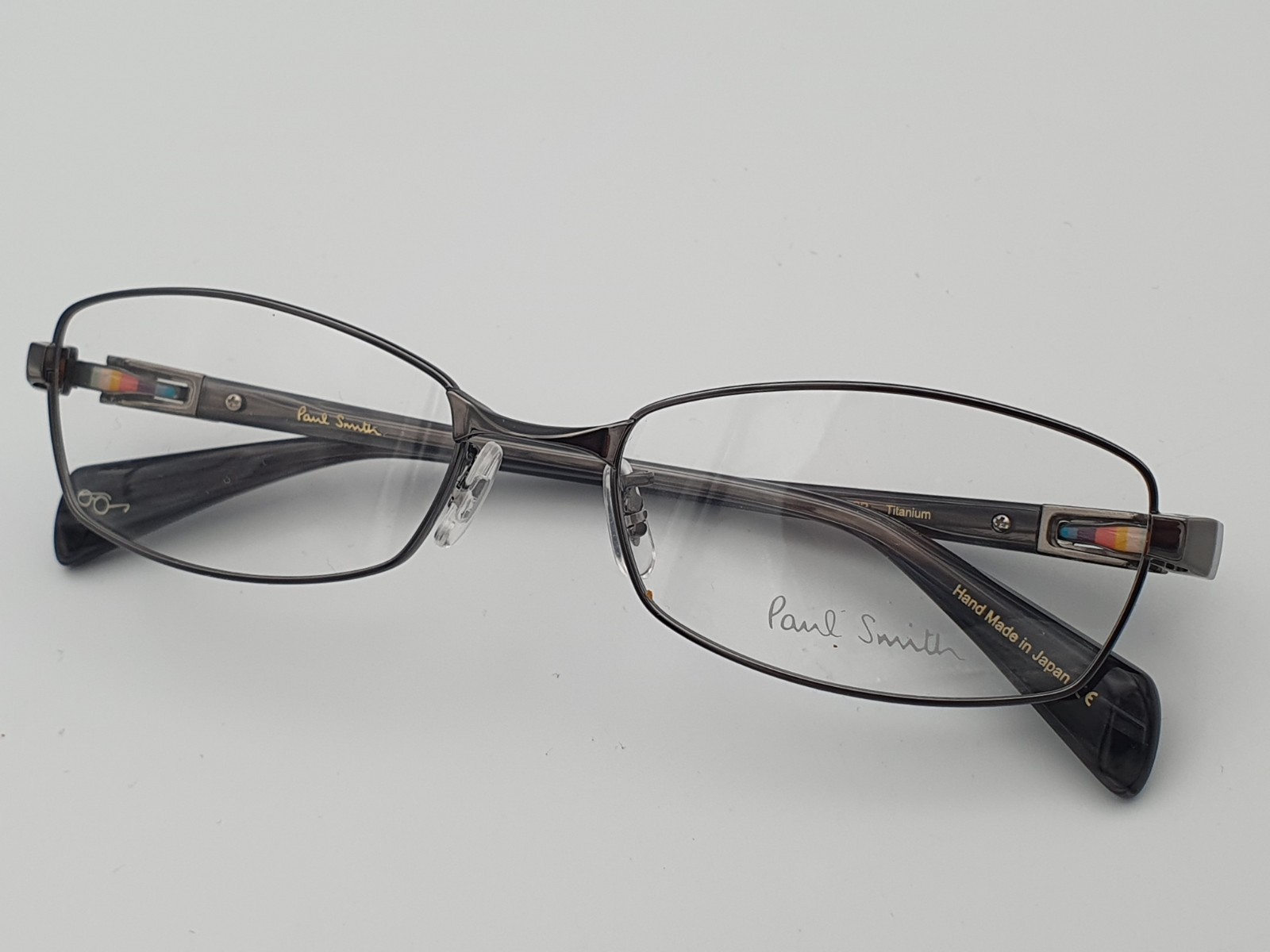 Paul Smith PSE 2003 Eyeglasses Frame Rectangular Titanium Made In Japan