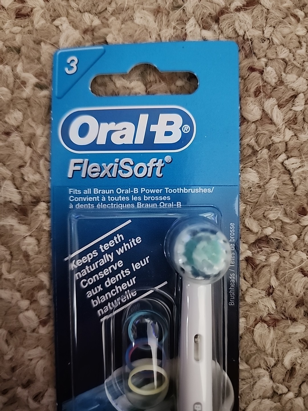 Oral-B Flexisoft Flexi-Soft Replacement Toothbrush Heads Refills EB 17-3