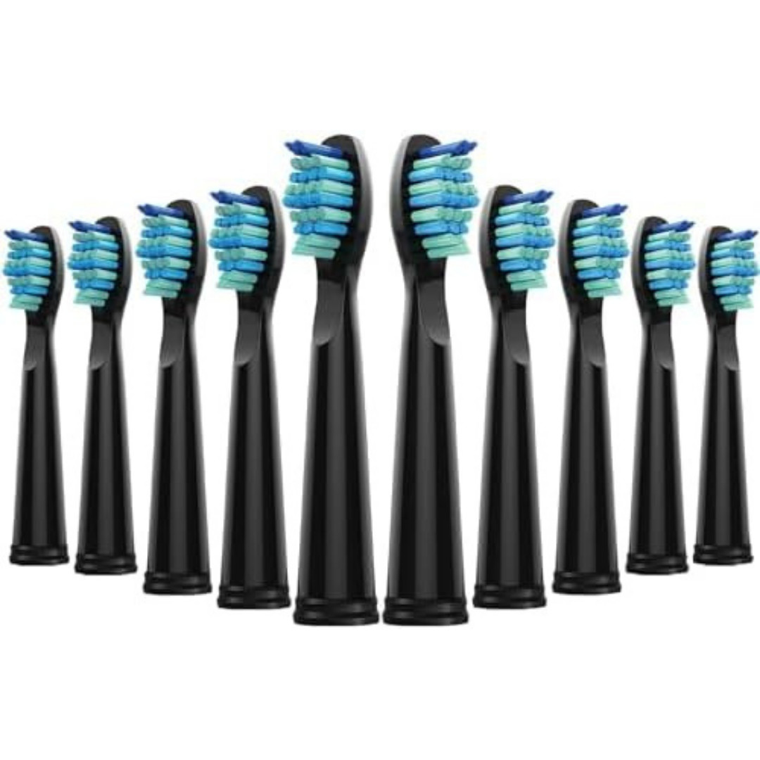 10 Pack Toothbrush Replacement Heads Compatible with Fairywill FW-507/508/515