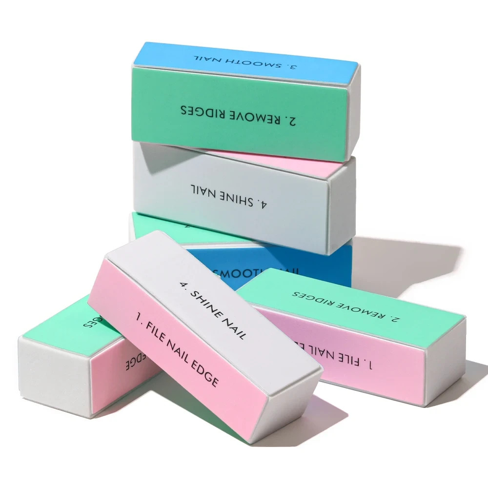 Professional 4 Ways Nail Buffing Block Manicure Pedicure Tools Emery Board Files