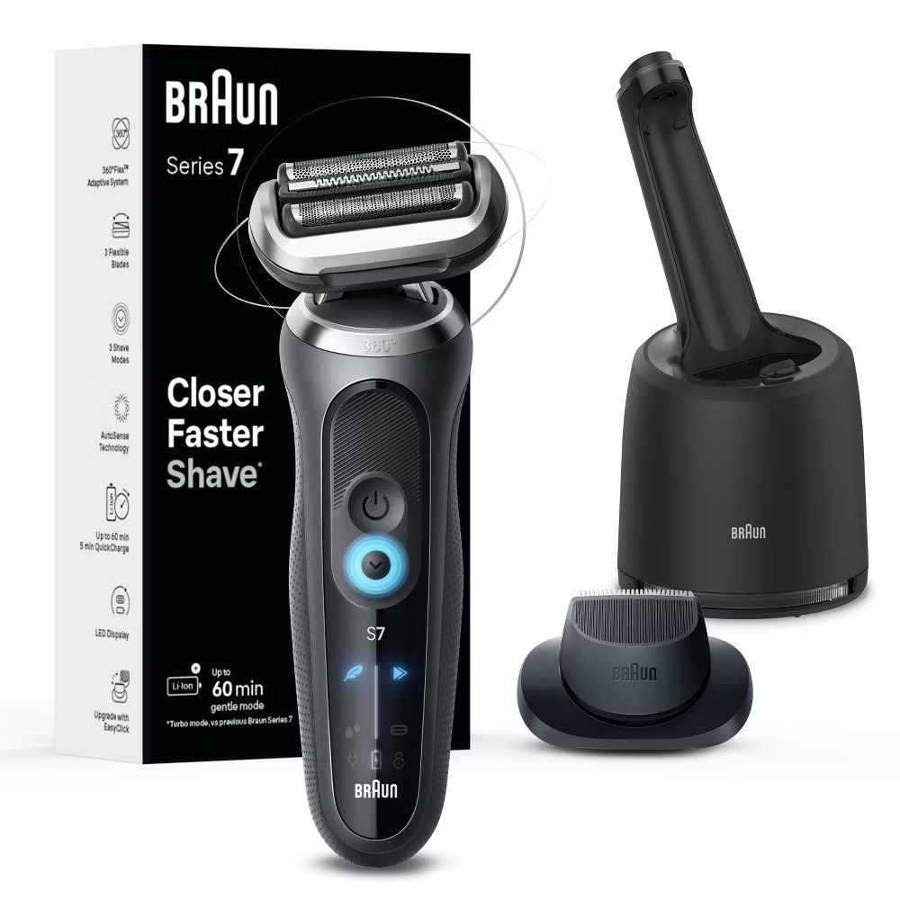 Braun Series 7-7171cc Rechargeable Wet & Dry Shaver & Smart Care Center