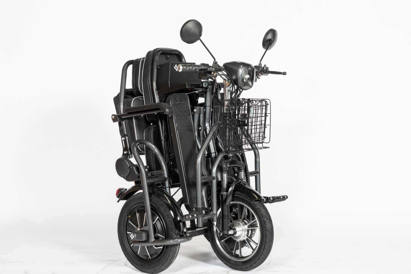 Gray Tressel FOLD2- Two Seater Foldable Electric Scooter
