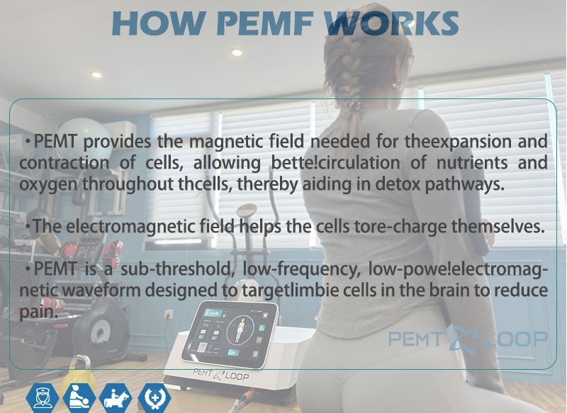 EMTT PMST Loop PEMF Magnetic Magnetic Therapy Machine Sport Injuries Pain Relief
