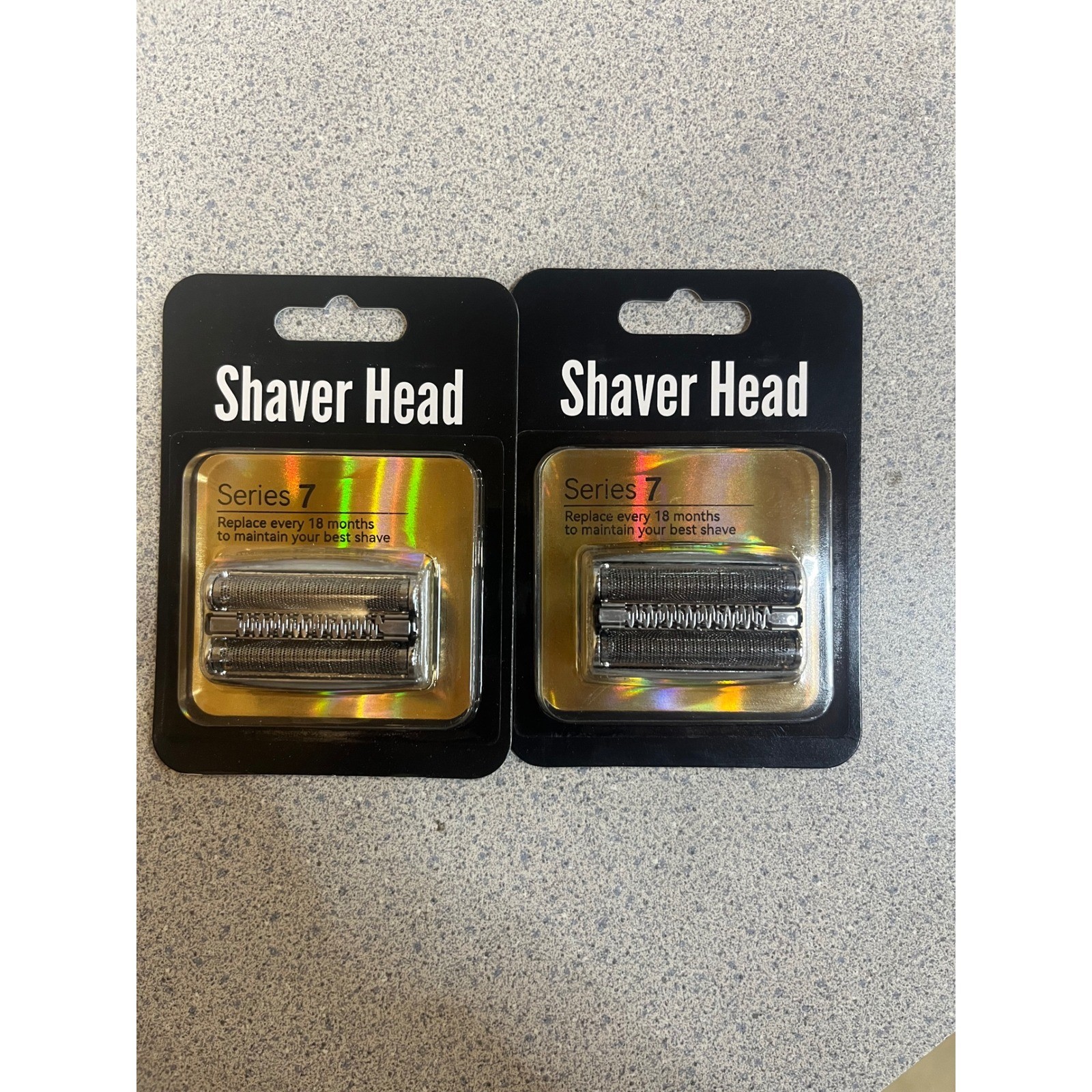 2Pack Series 7 Replacement Head for Braun Series 7 Foil Shaver 70s 790cc 760cc