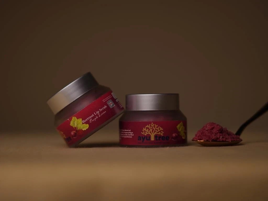 Ayutree Beetroot Lip Scrub For Dark Lips 50gm