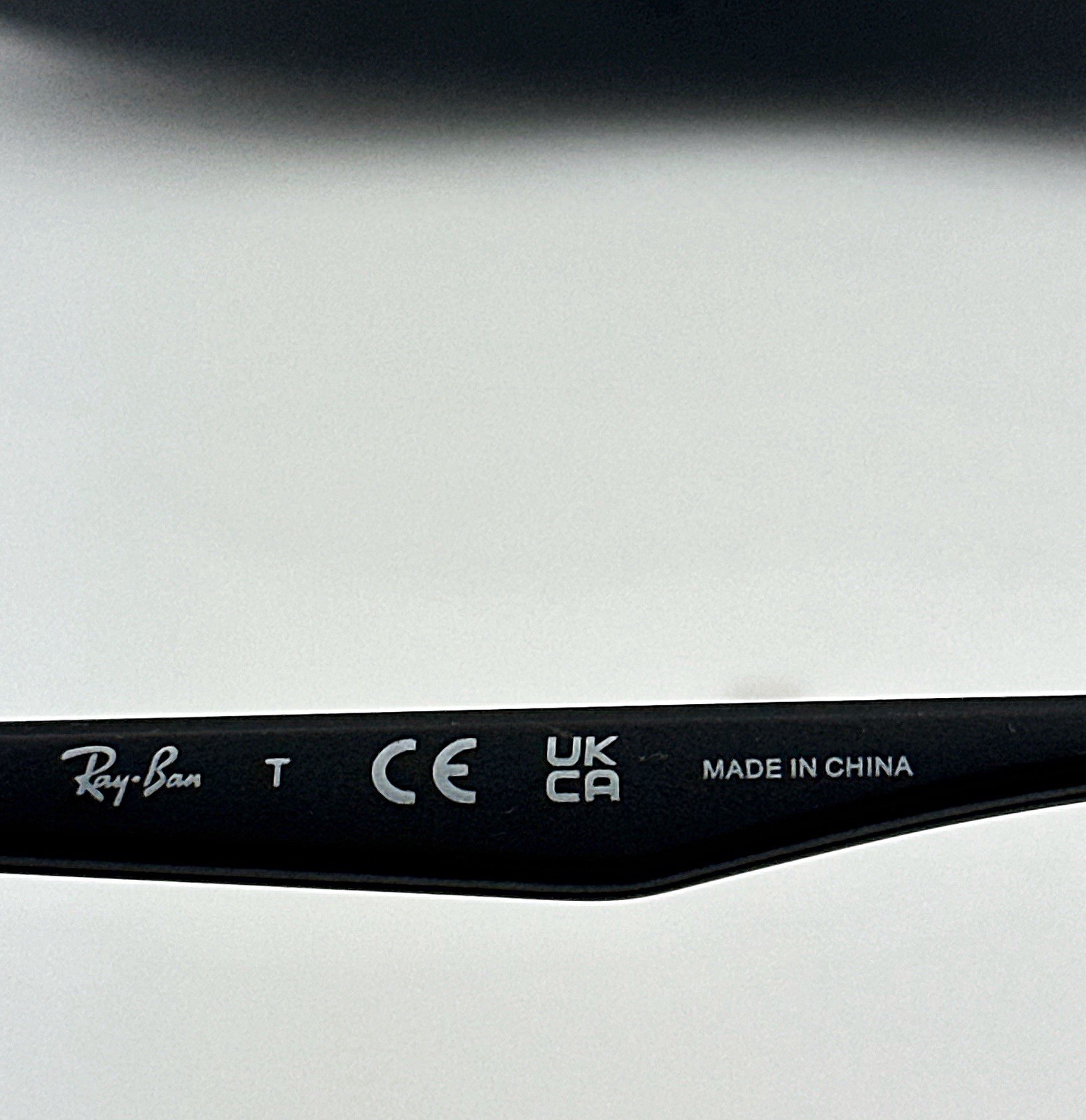 Ray-Ban Square Half Frame Eyeglasses Matte Black Clear Lens RB6335 2503 56/54mm