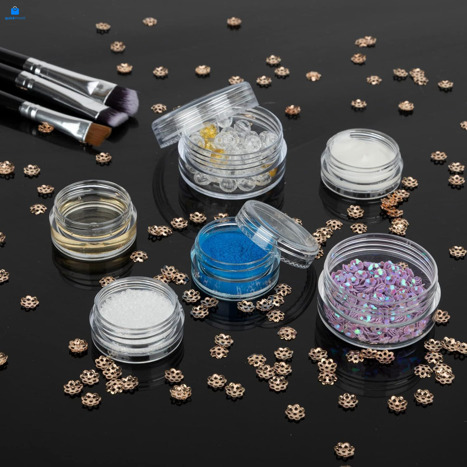10 Gram Sample Containers, 20 Count Clear, [Other colors not specified]
