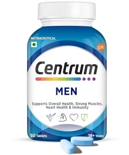 Centrum Men Multivitamin Tablet Multivitamin & Multimineral Supplement – 50 Tabs