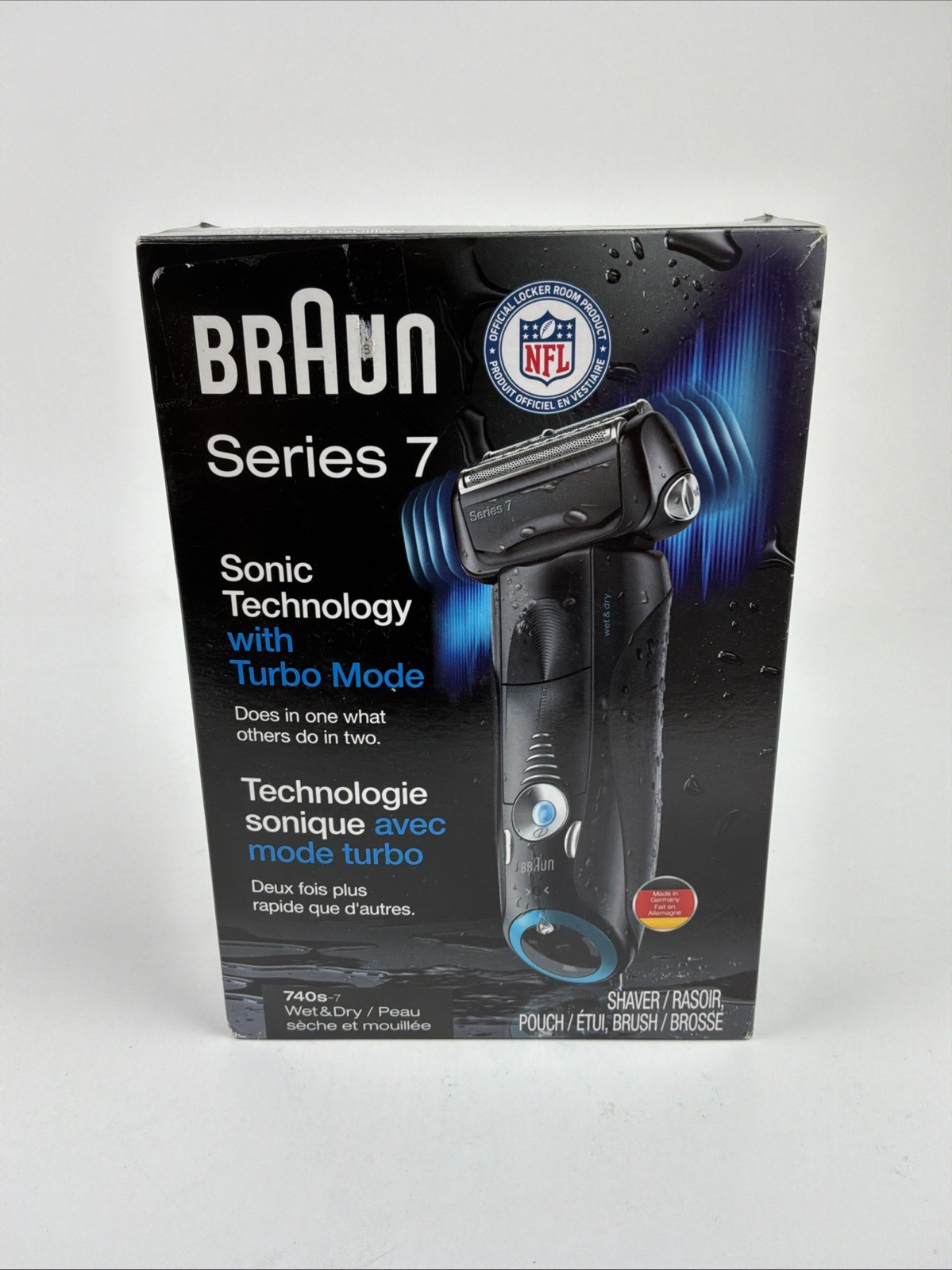 Braun SERIES 7 740S-7 Sonic Technology With Turbo Mode /Men’s Electric Shaver