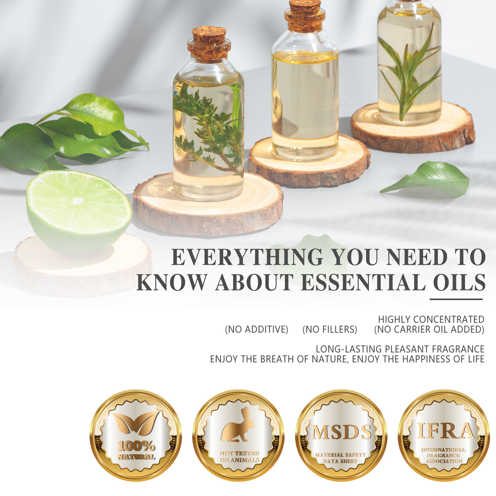 MAYJAM 100 mL Essential Oils 100% Pure & Natural Therapeutic Grade Aromatherapy
