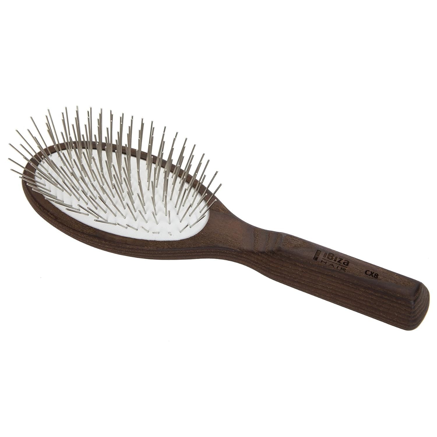 Ibiza Hair Oval Brush Cx8 Rounded Metal Bristles For Long Hair Extensions