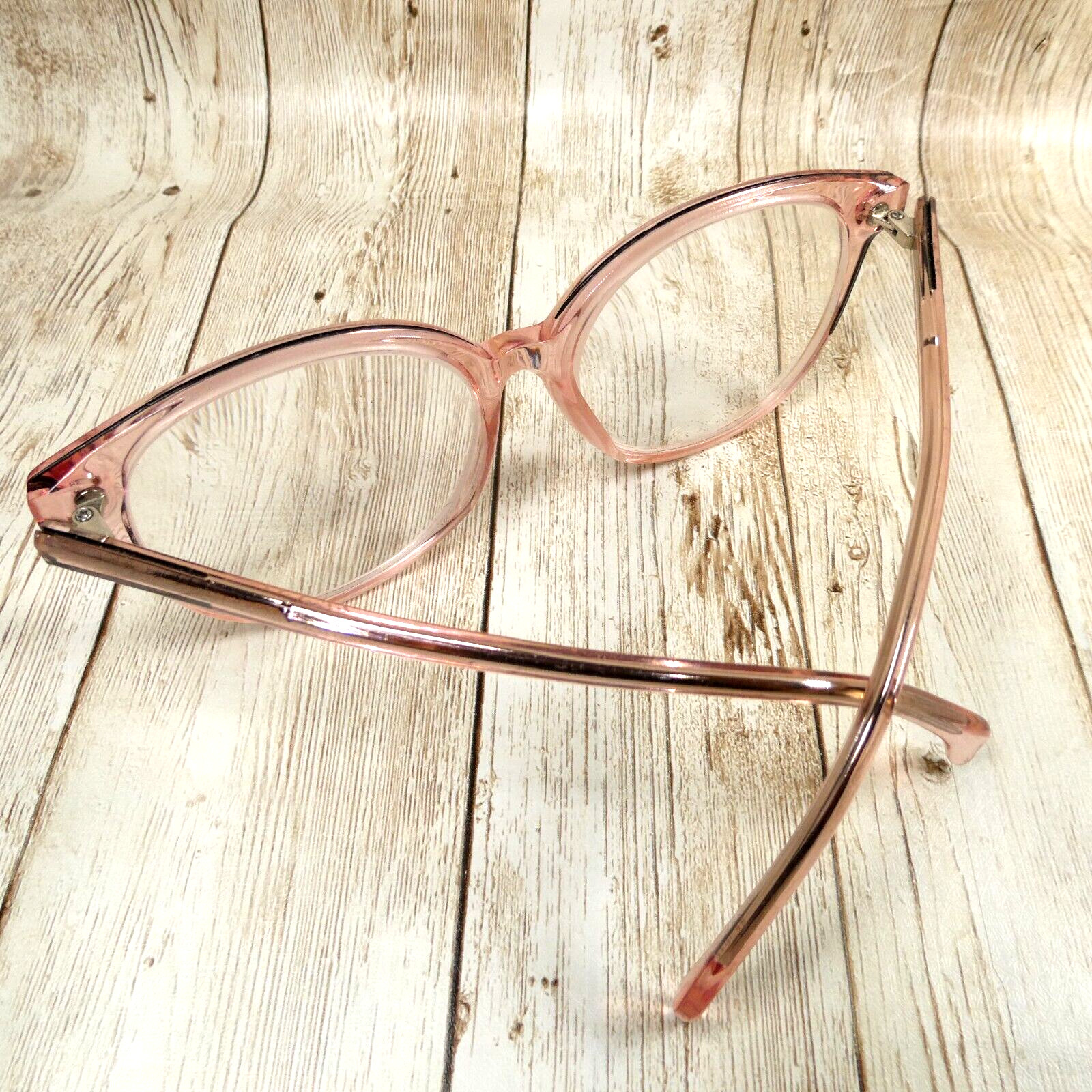 Zenni Pink Round Eyeglasses FRAMES ONLY w/Case – 662819 51-16-136