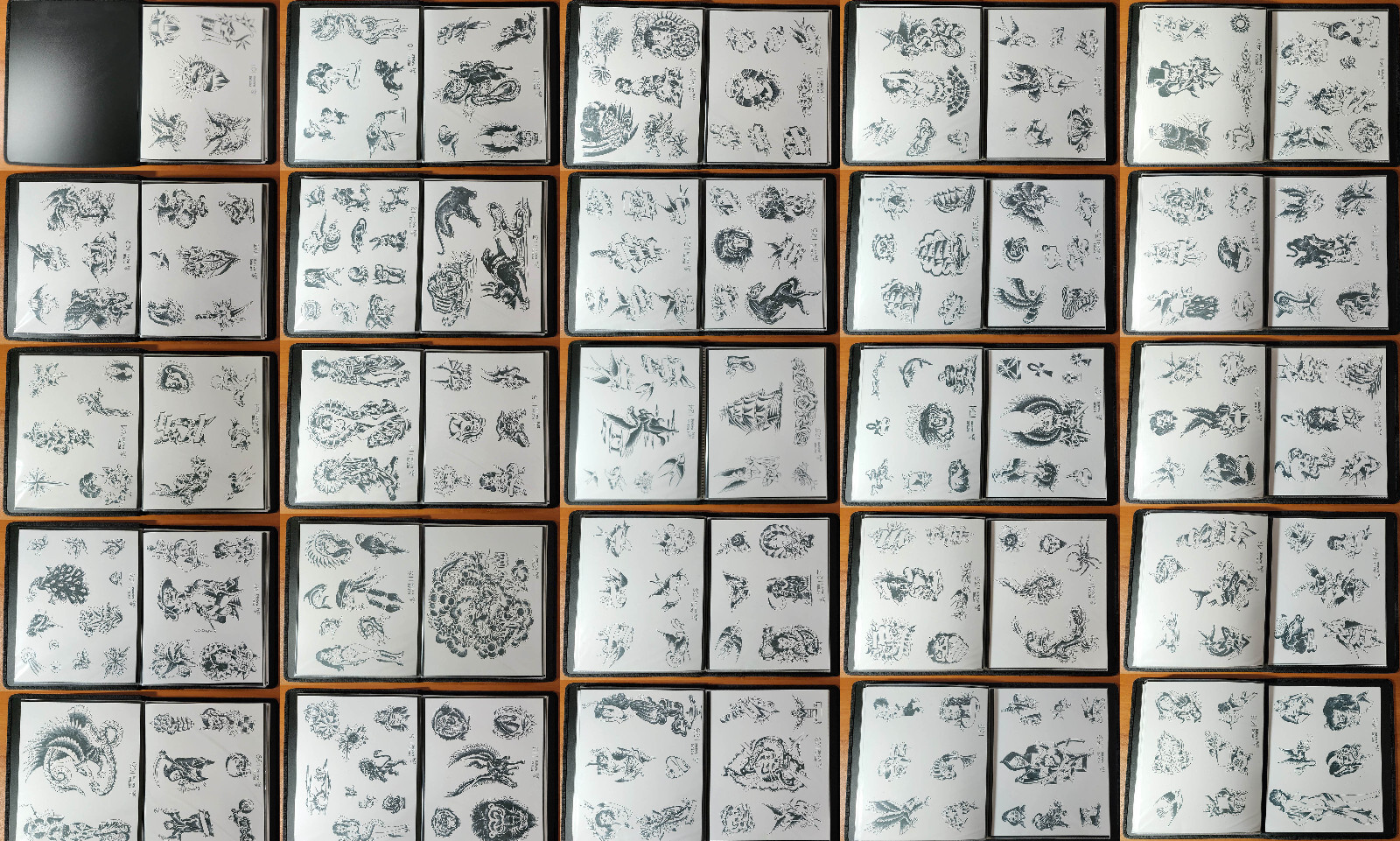 1976 Picture Machine Spaulding Rogers Traditional Vintage Tattoo Flash Book 101