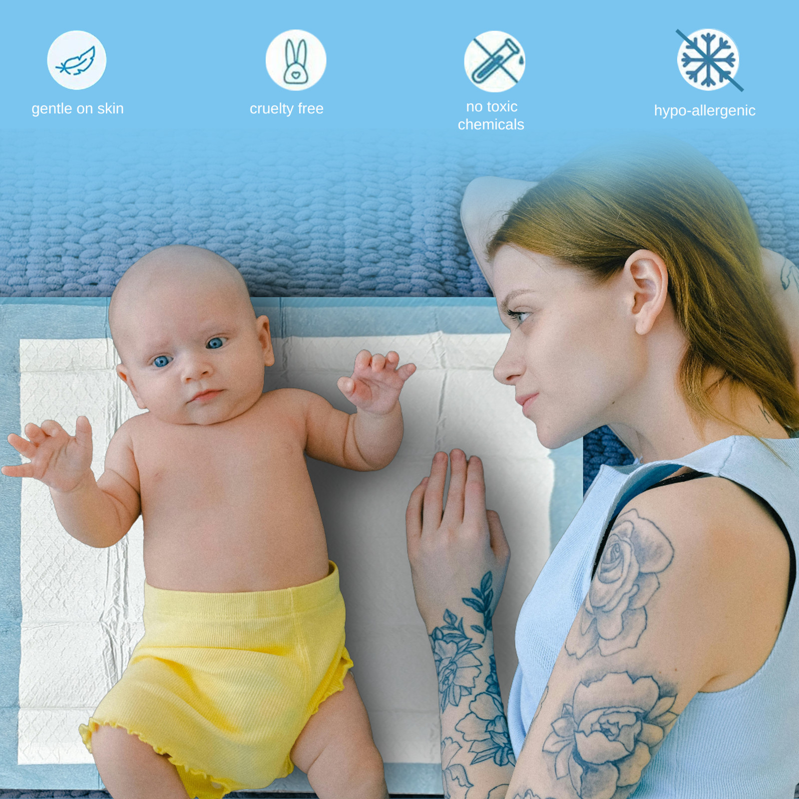 Disposable Underpads 23” X 36” Pee Pad ULTRA Absorbent Bed Incontinence Covers