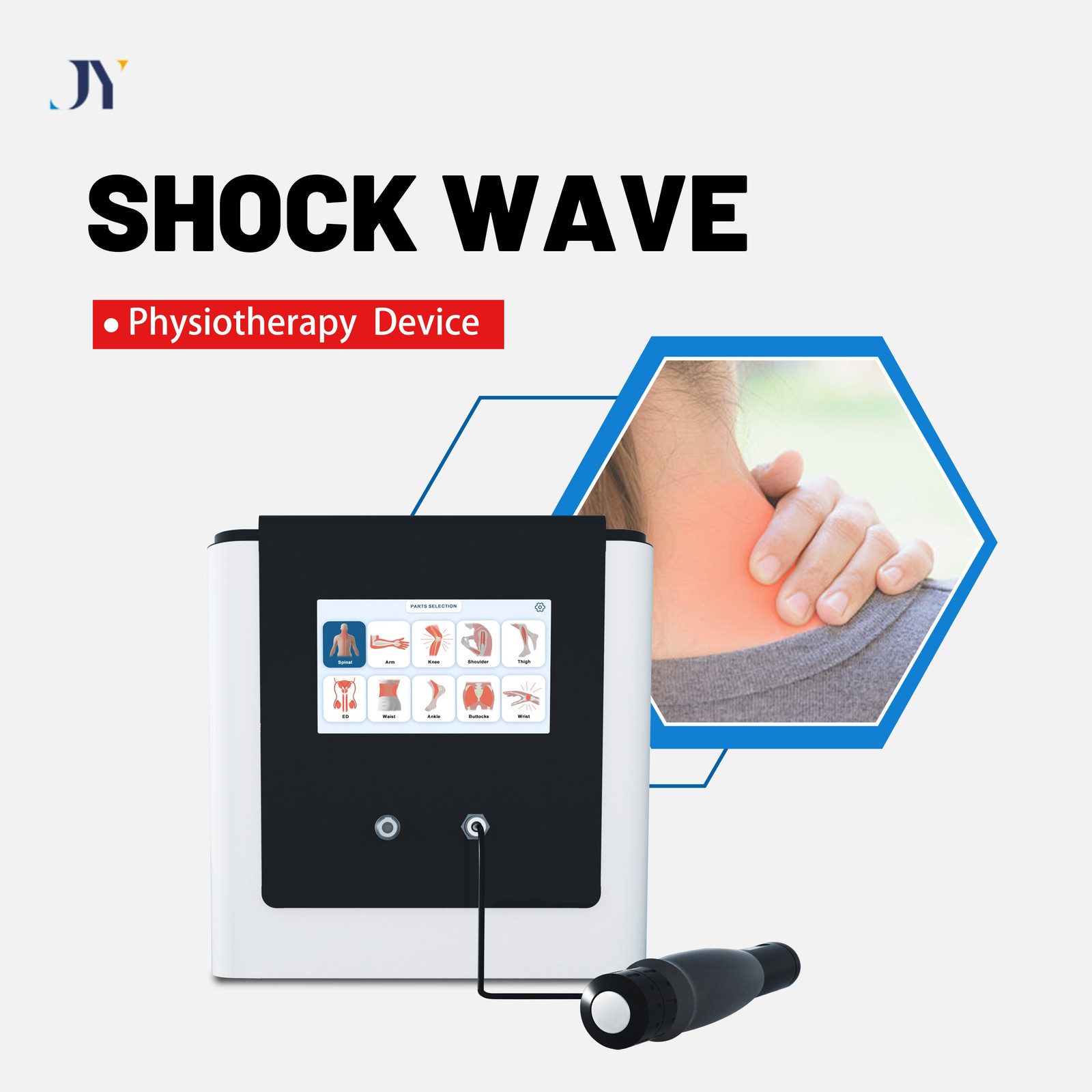 Professional Radial Pneumatic Shockwave Therapy Machine Pain Relief ED Treatment