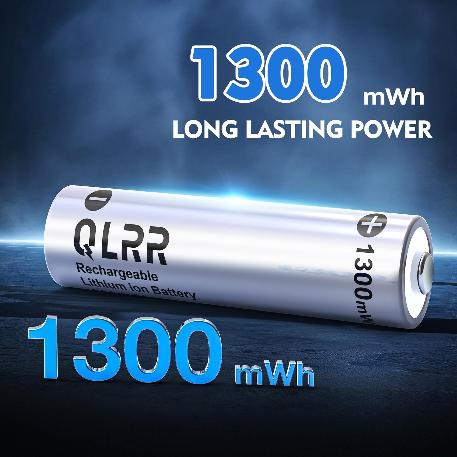 Rechargeable Lithium AAA Batteries with Fast Charger 8 Pack 1.5V 1300mWh High…